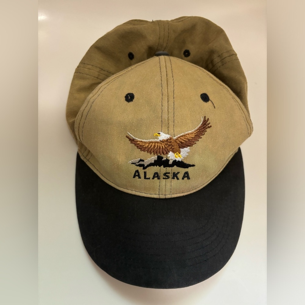 Alaska‎ baseball hat with embroidered eagle